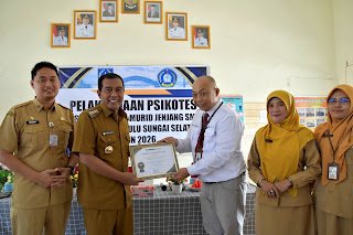 Bupati HSS Tinjau Tes Psikologi Minat dan Bakat 4