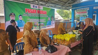 Pasar Murah dan Gerakan Pangan Murah Sasar Warga Desa Karang Paci, Bantu Tekan Harga Kebutuhan Pokok