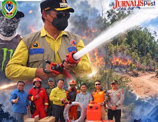 Hadapi Kabut Asap Karhutla, Pemkab Seruyan Keluarkan Gerakan Wajib Masker