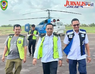 Karhutla Mengancam, DPRD Seruyan Cek Kesiapan Helikopter Water Bombing di Bandara Kuala Pembuang