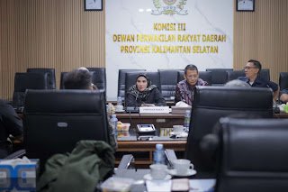 Komisi III DPRD Kalsel Bahas Anggaran Perhubungan 2027, Perlengkapan Jalan Jadi Perhatian