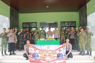 HUT TNI ke-81, Kapolres Bartim Perkuat Soliditas TNI-Polri Jaga Kamtibmas dan NKRI
