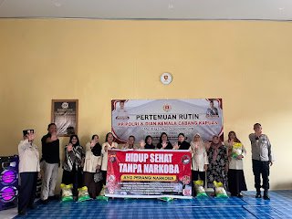 Perkuat P4GN, Satresnakoba Polres Kapuas Edukasi Purnawirawan dan Salurkan Tali Asih