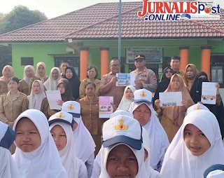 Satbinmas Polres Seruyan Edukasi Pelajar SMPN 2 Kuala Pembuang soal Karhutla, Narkoba, dan Perundungan