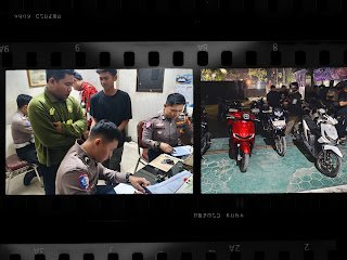 Satlantas Polres Kapuas Tindak 22 Pelanggar, Balap Liar dan Knalpot Brong Jadi Sasaran